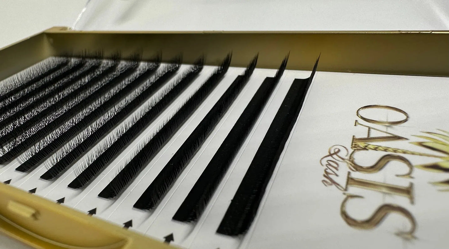 3D W Eyelash Extensions Short Lengths