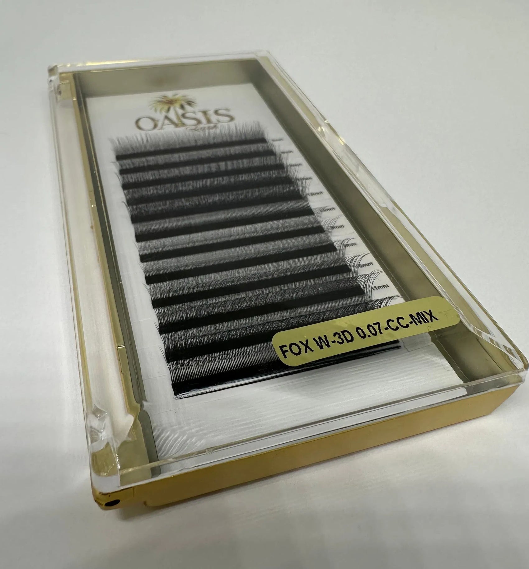 Extensii gene Premade FOXY 3D W 0.07 CC Mix 8-13mm