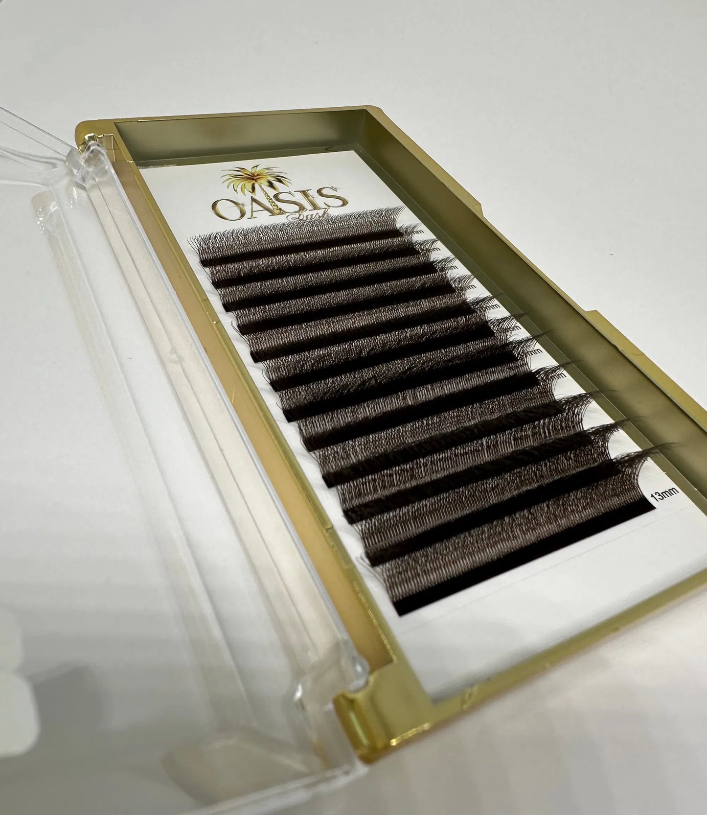 Extensii gene Premade 5D W Dark Brown 0.07 Mix 8-13 mm