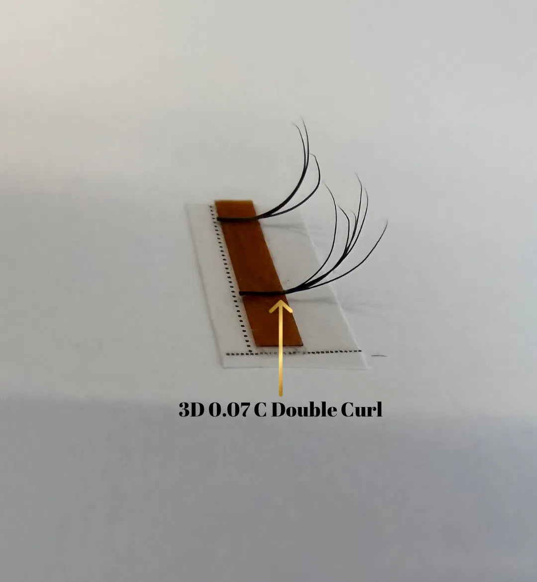 3D Double Curl Premade Eyelash Extensions CD 0.07