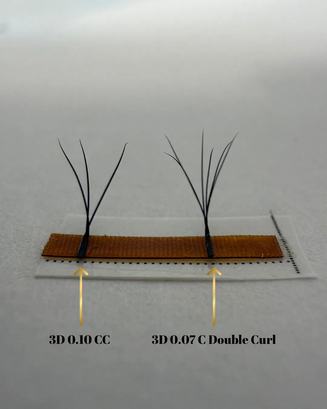 3D Double Curl Premade Eyelash Extensions CD 0.07