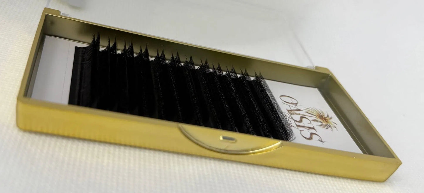 3D Double Curl Premade Eyelash Extensions CD 0.07