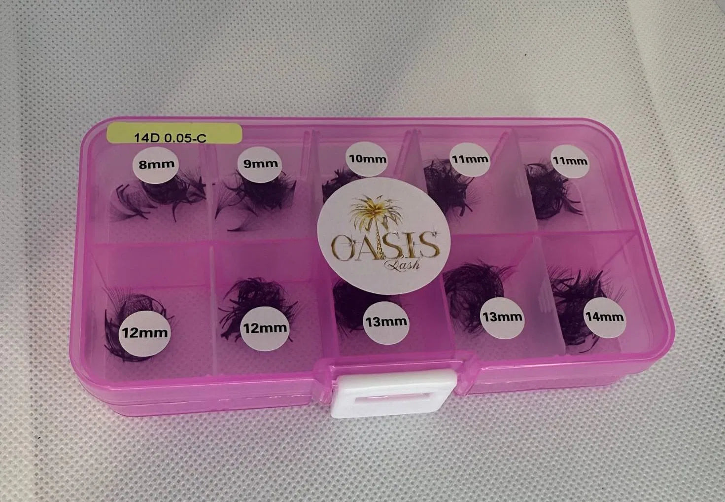 Extensii gene Premade 14D 0.05 500 Evantaie