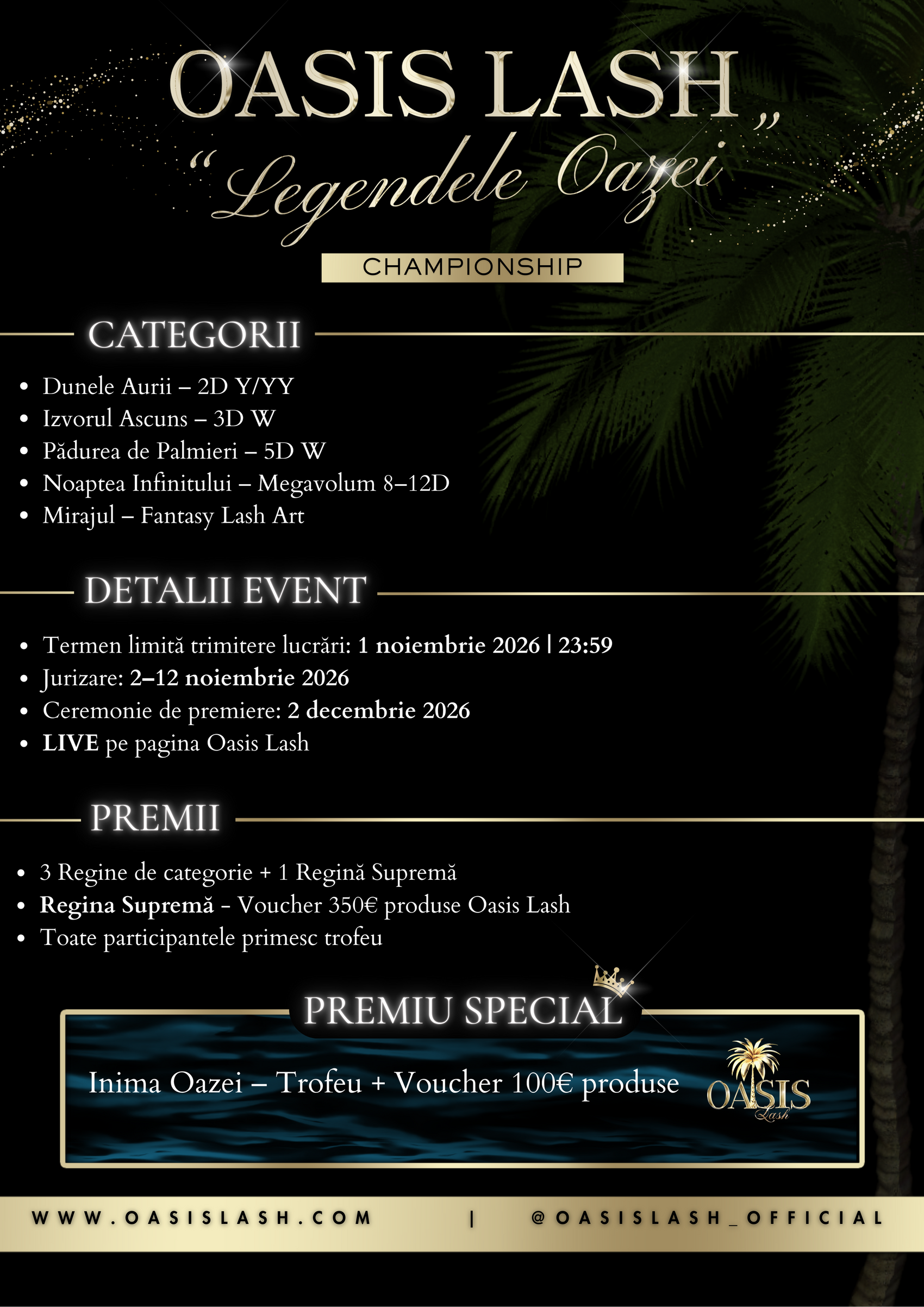 LEGENDELE OAZEI - Oasis Lash Championship