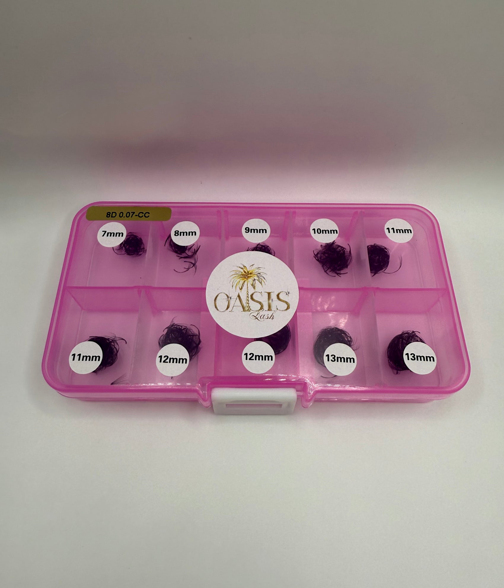 Extensii gene 8D Narrow 0.05C 7-13mm 500 Evantaie