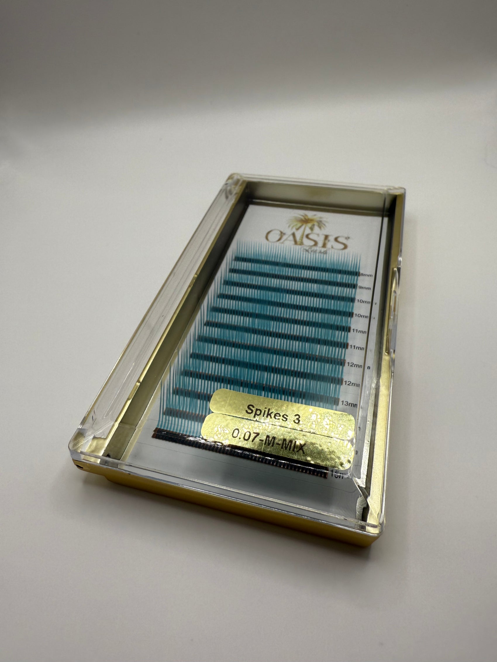 Extensii gene Raze Verde Smarald 0.07 mix 8-15mm