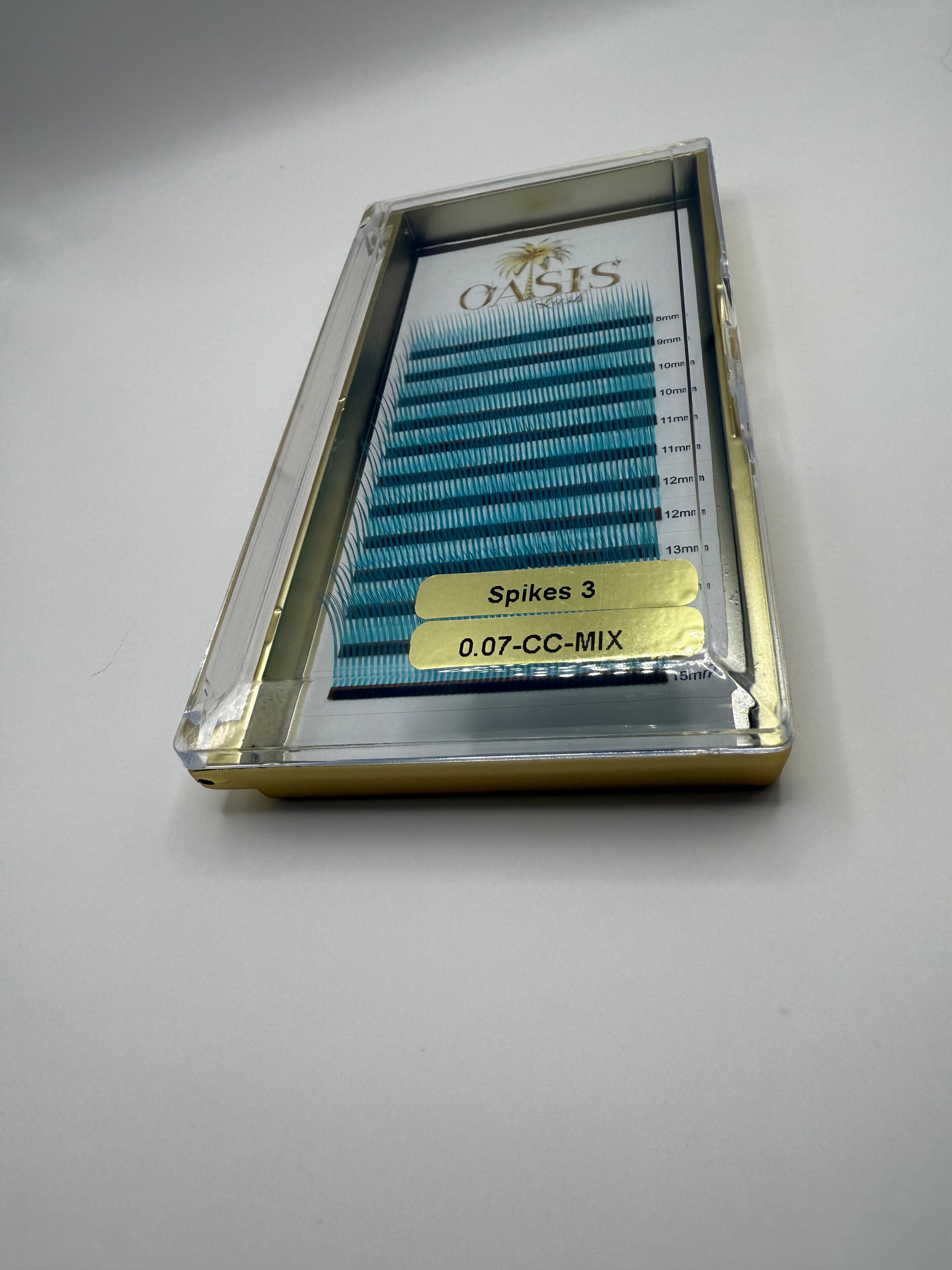 Extensii gene Raze Verde Smarald 0.07 mix 8-15mm