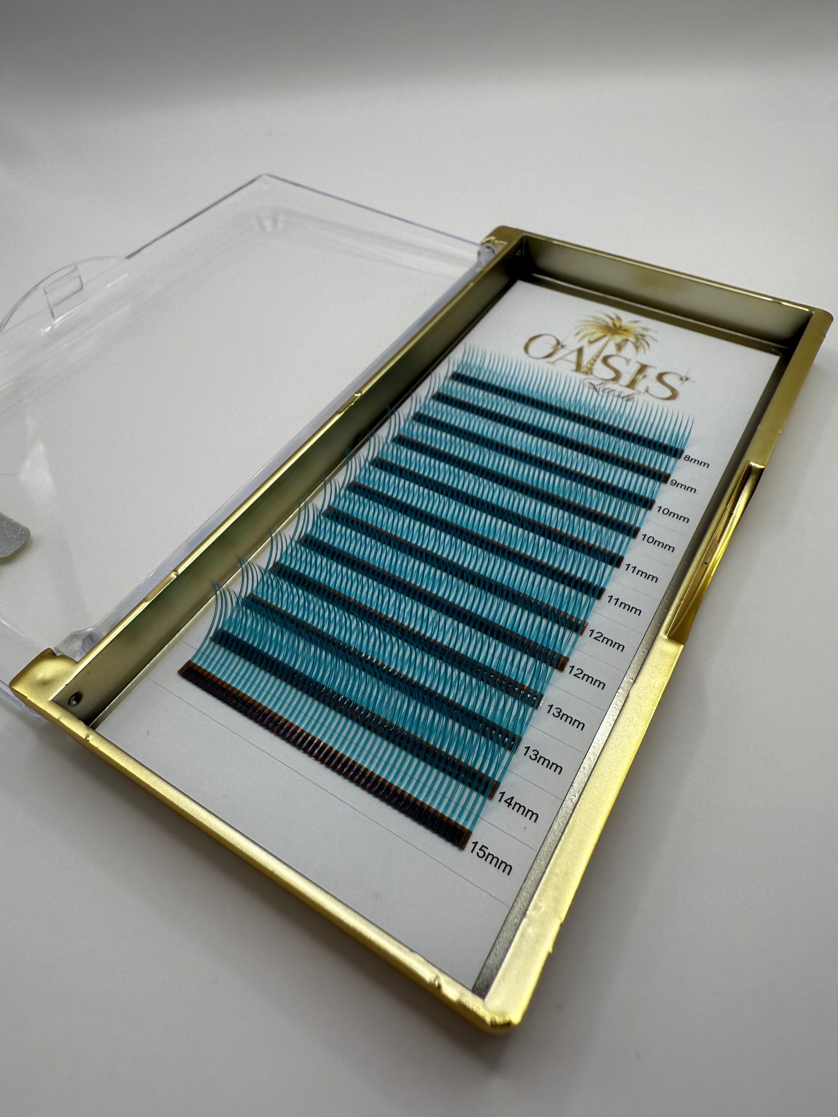 Extensii gene Raze Verde Smarald 0.07 mix 8-15mm