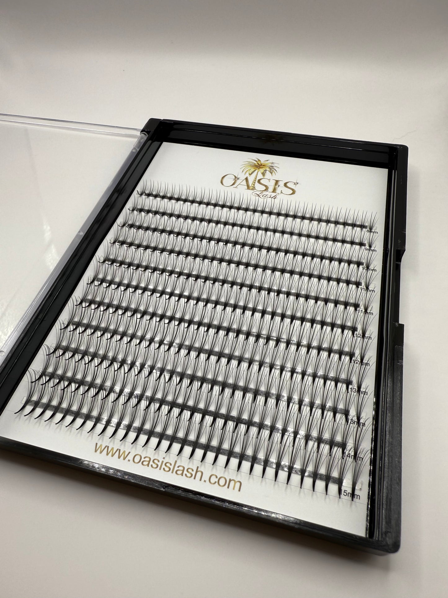 Extensii gene premade 7D 0.07 CC Wispy KIM 8-15 mm