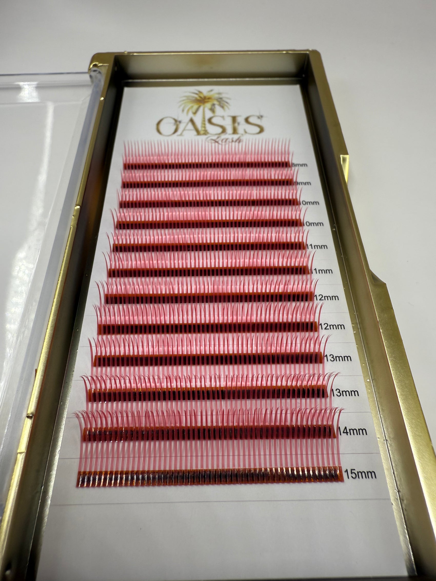 Extensii gene Raze Roz Deschis mix 8-15mm 