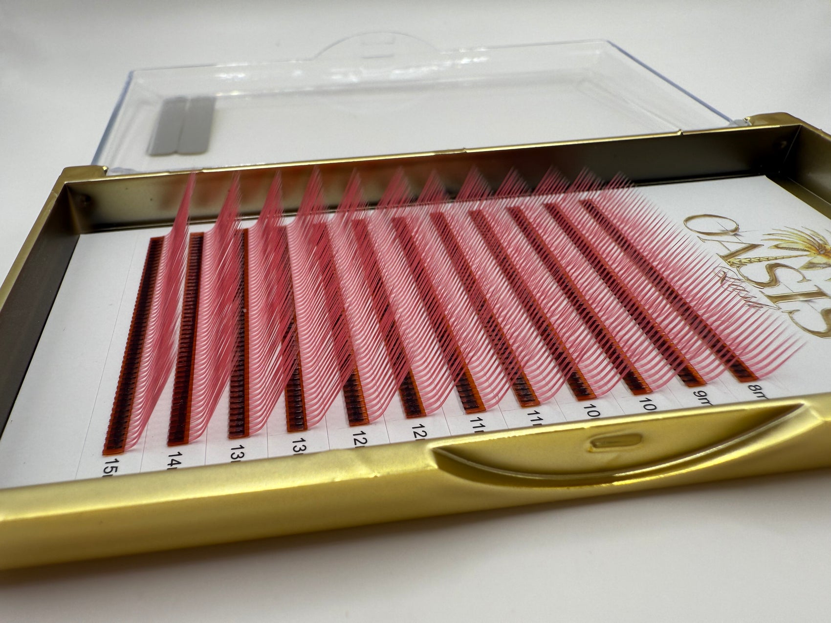 Extensii gene Raze Roz Deschis mix 8-15mm 